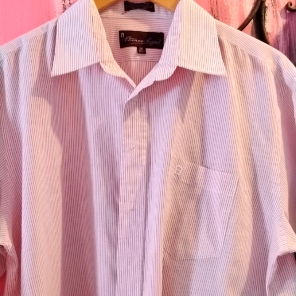 Eternal Aigner mens button down shirt size 16 1/2. 32-33